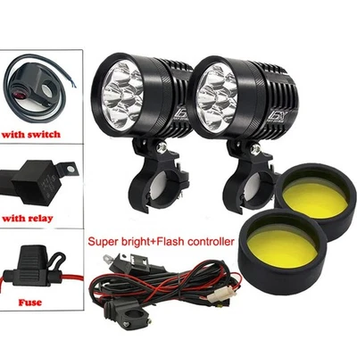 Luzes de neblina de LED para motocicleta 12000LM – Lâmpadas auxiliares de direção para BMW R1200GS/ADV - Imagem 1 de 4