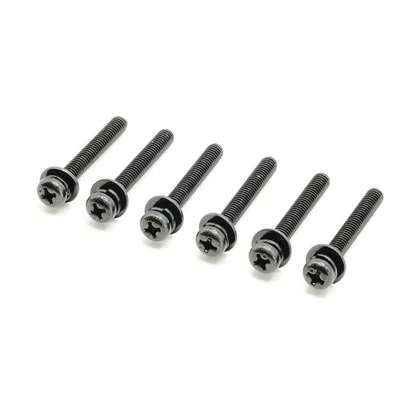 REPLACEMENTSCREWS Screws for LG 75UM7570PUD.AUS (75UM7570PUD) TV Stand / Legs (Set of 6)