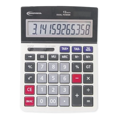 Innovera 15975 12-Digit LCD Large Display Calculator New - Image 1 of 4