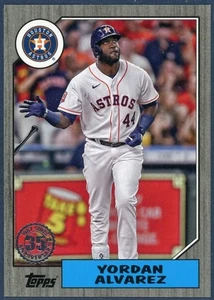 YORDAN ALVAREZ 2022 Topps Update 1987 35th Anniversary Black #87TBU-21 /299 - Picture 1 of 2