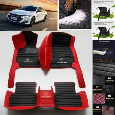 For Chevrolet Malibu Car Floor Mats Auto Carpets All Weather Waterproof Foto 1 de 4