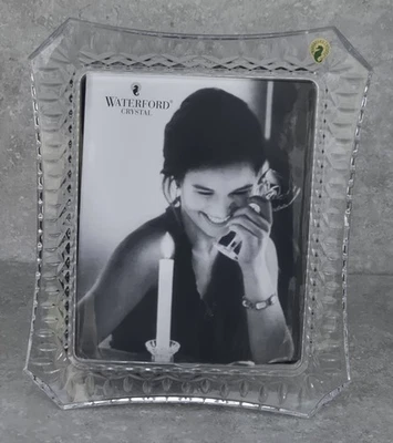 Marco de fotos Waterford cristal Lismore caja abierta 8"x10" venta al por menor $355 ENVÍO GRATUITO EN EE. UU. Foto 1 de 4