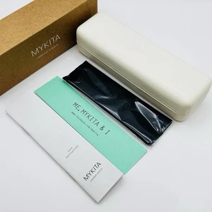 Estuche Mykita gafas estuche gafas gafas de sol blanco paño de limpieza talla S NUEVO - Imagen 1 de 9