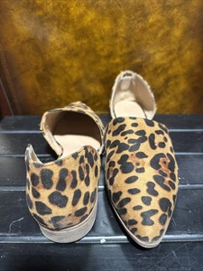 Catherine Malandrino Alaney Ultra Wildleder Leopard flache Schuhe Größe 10 EUC mit Karton - Bild 1 von 8