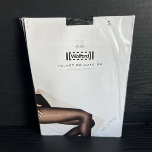 Wolford Velvet de Luxe 66 Damen-Strumpfhose Größe Small schwarz 18207 7005 brandneu - Bild 1 von 2