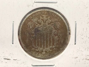 1867-P USA 5¢ Schild Nickel ~SP4645 - Bild 1 von 2