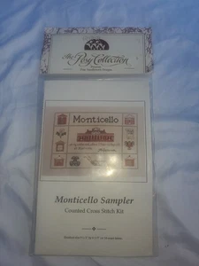 The Posy Collection Monticello Sampler Counted Cross Stitch Kit New Unopened - Picture 1 of 9