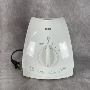 Braun 4184 Electric Blender Base Motor 5 Speed with Pulse White Tested - Picture 1 of 7