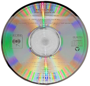 Ray Charles - Just Between Us - Audio CD Columbia Disc Only - Imagen 1 de 3