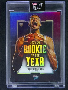 2023-24 Topps Now Victor Wembanyama #VW-6 RC Rookie of The Year - Picture 1 of 2