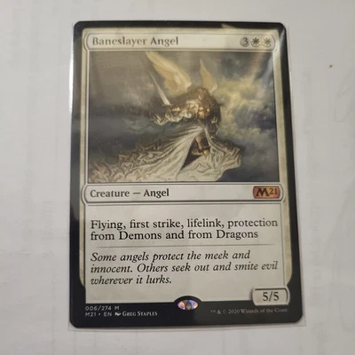 MTG 1x Baneslayer Angel Core Set 2021 M21 Magic the Gathering Card x1 NM - Image 1 of 4