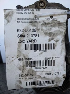 AC Compressor Convertible Fits 06-15 LEXUS IS250 1037629 - Picture 1 of 12
