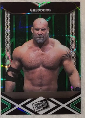 GOLDBERG 1/1 2024 Press Pass GREEN SPARKLE PPB-66 WWE/ WCW - Image 1 of 4