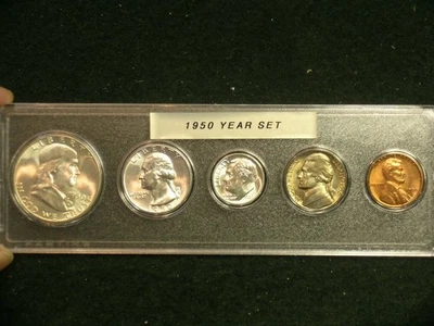 1950 Very Choice  BU Philadelphia Mint Year Set             50P44 - Image 1 of 4
