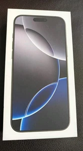 Apple iPhone 16 PRO MAX 512GB Black Titanium Unlocked Sealed Full Warranty - Picture 1 of 3