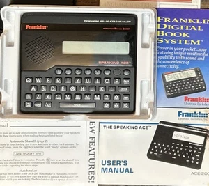 Franklin Speaking Ace-200 Pronouncing Spelling & Game Gallery VTG NWOB - Picture 1 of 23