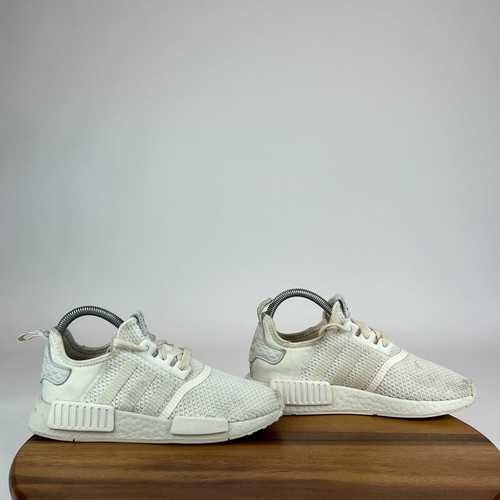 Scarpe da ginnastica grandi bambini Adidas Disney Sirenetta bianche NMD misura 5 Y