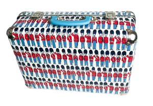Vintage Cath Kidston Guards Child’s Small Suitcase - Guards - Blue & White KIDS - Picture 1 of 21