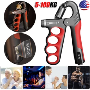 Manopola Forza Power Trainer Pinza Rinforzatore Regolabile Palestra Esercitatore - Foto 1 di 10