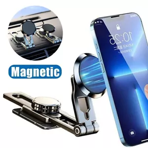 Universal 360° Drehung Magnet Auto Armaturenbrett Handy Halter Faltbare Halterung - Bild 1 von 10