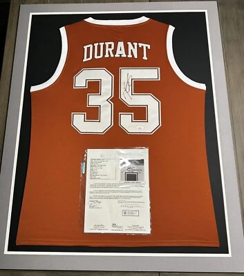 KEVIN DURANT Signed UT TEXAS LONGHORNS Nike Jersey Autographed JSA Certified LOA - Image 1 of 4