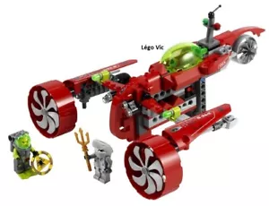 Lego 8060 Atlantis Typhoon Turbo Sub 2 Minifig complet + Notice de 2010 -CN124 - Bild 1 von 1