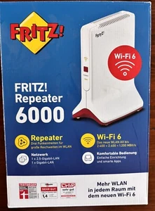 AVM FRITZ!Repeater 6000 WLAN Repeater - Weiß (20002908) - Bild 1 von 10