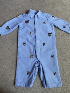 Ralph Lauren, Baby Jumpsuit With Logo. 6 Mts. - Picture 1 of 4