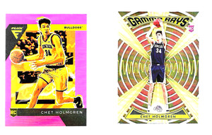 CHET HOLMGREN 2022 CHRONICLES DP FLUX RC #1 PRIZM+GAMMA RAYS #ZG-CHE