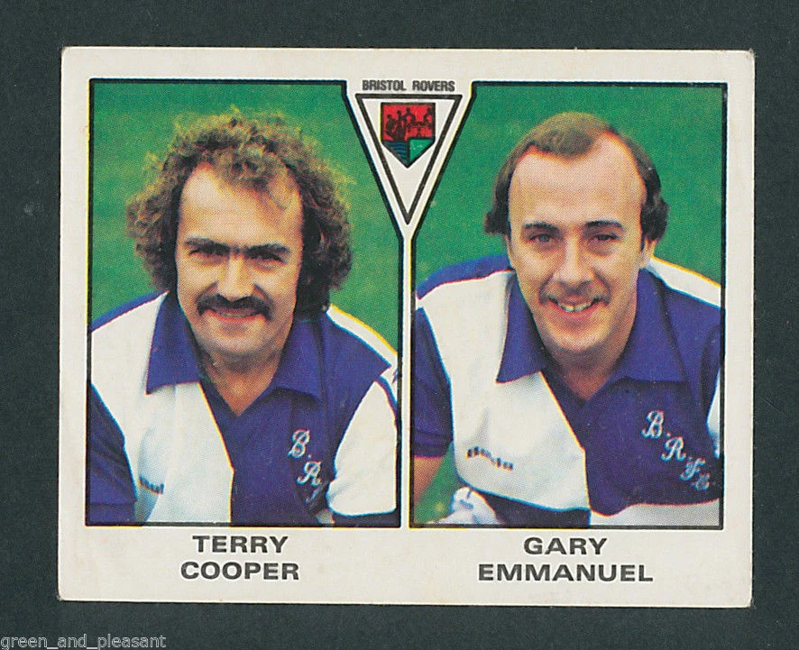 * Bristol Rovers - Terry Cooper & Gary Emmanual * Panini's Football 80 - 395 - Image 1 of 1