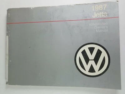 Jetta Volkswagen 1987 manual del propietario Foto 1 de 4