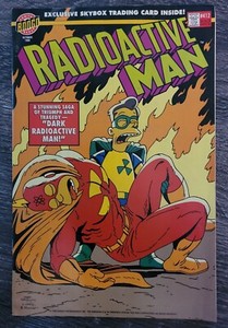 RADIOACTIVE MAN #412 W/TRADING CARD INSERT - 1994 BONGO COMICS / SIMPSONS