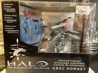 UNSC Hornet Halo RC Infrared Remote Control Flying Drone Helicopter Arctic READ - Image 1 of 4