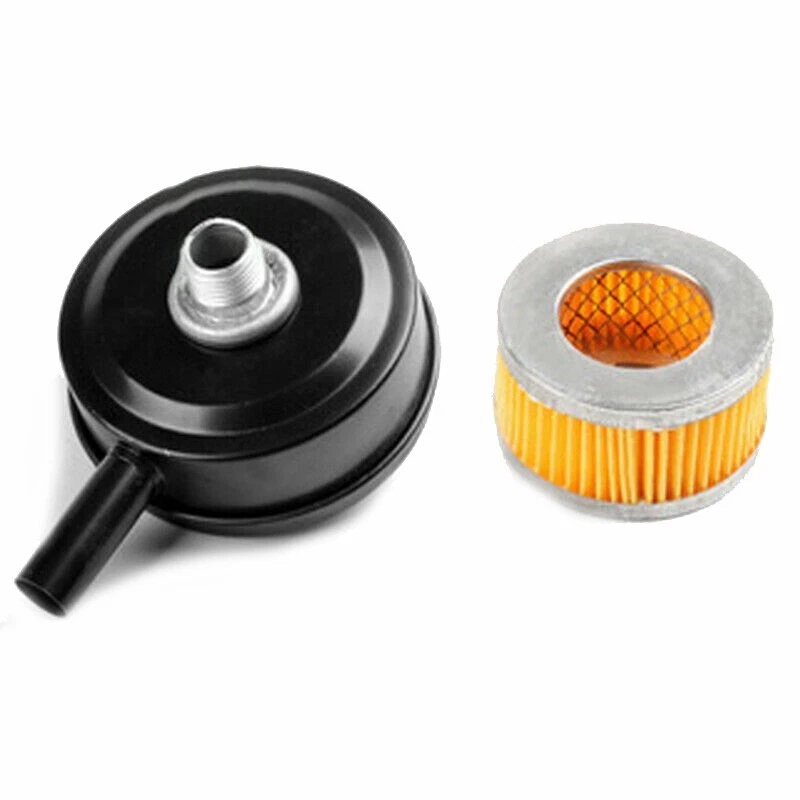 MARKENLOS 20mm Schwarz Schalldämpfer Luftfilter Schalldämpfer Kompressor Pumpe Druckluft