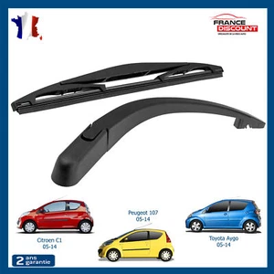 Arm + Wischerblatt 300 hinten für Citroen C1 Peugeot 107 Toyota Aygo - Bild 1 von 6