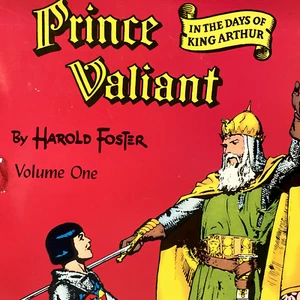 Giacca rigida vintage Prince Valiant fumetto Harold Foster volume uno 1974 - Foto 1 di 10