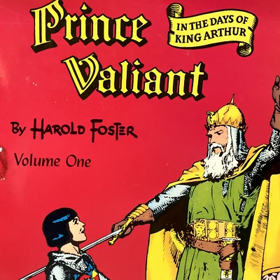 Chaqueta de tapa dura vintage Prince Valiant cómic Harold Foster volumen uno 1974 Foto 1 de 4