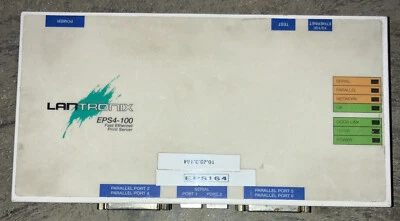 Lantronix EPS4-100Print Server Tested With Power Cable - Image 1 of 3
