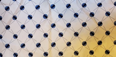 Marcus Fabrics New England Quilt Museum Pastimes Cotton Fabric Blue 38" x 45" - Image 1 of 4