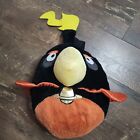 Angry Bird Space Bomb Soft Plush Zip Backpack 13x18