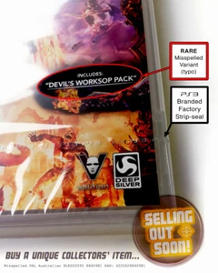 Saints Row IV 4 Gat Out Of Hell PS3 (New, RARE Typo) MISSPELLED 1st Edition Game - Picture 1 of 7