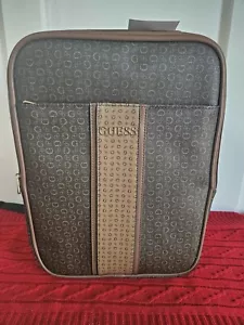 NWT GUESS WOMENS LARGE SUMA TRAVEL SCHOOL WORK BACKPACK BAG NATURAL LOGO - Picture 1 of 10