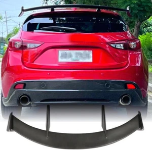 Alerón de ventana de techo trasero negro mate para Mazda 3 Axela Hatchback 2014-2019 - Imagen 1 de 12