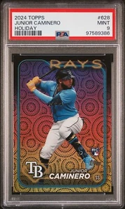 2024 Topps Serie 2 - Holiday #628 Junior Caminero (RC) - Foto 1 di 2