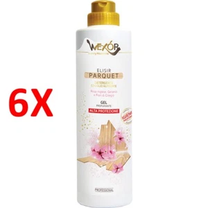 6 X Wexor Parkett Elixier Reinigungsgel Mit Pflegendem Öl 750 Ml Englische Ros - Bild 1 von 1