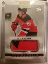 2017-18 Upper Deck Premier Rookie Card Nico Hischier New Jersey Devils /99