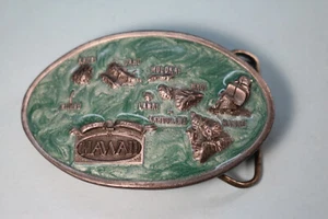 HAWAII Islands Gürtelschnalle - Arroyo Grande Buckle Co. 1984 - Bild 1 von 4
