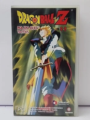 Dragon Ball Z  Majin Buu Tactics VHS - RARE AUSTRALIAN RELEASE - GREEN TAPE - Image 1 of 4
