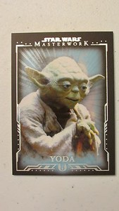 Topps Star Wars Masterwork BLUE Metallic #7 Yoda