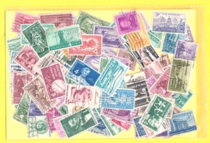jis36 PENI SALES US STAMP 1950-1959 10 SC#987/1135 100 USED 3094 - Picture 1 of 1
